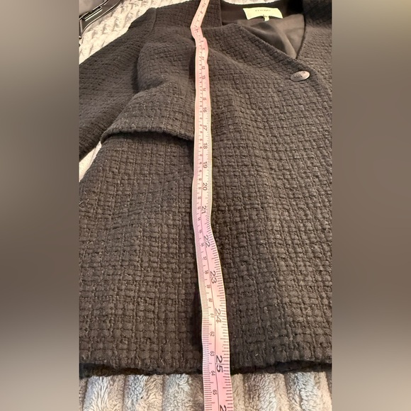 Maje Black Cotton-Tweed Blazer - Picture 10 of 13